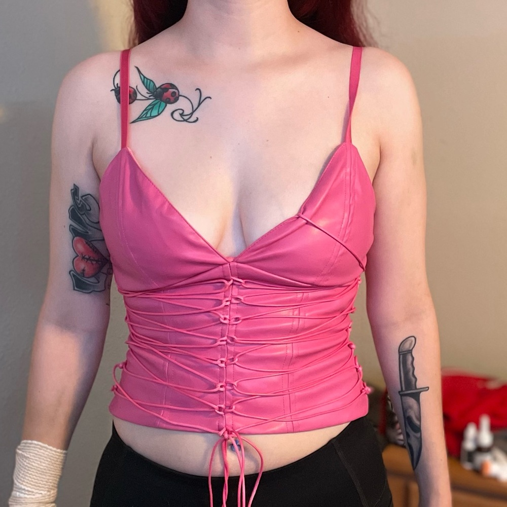 Pink Corset Top